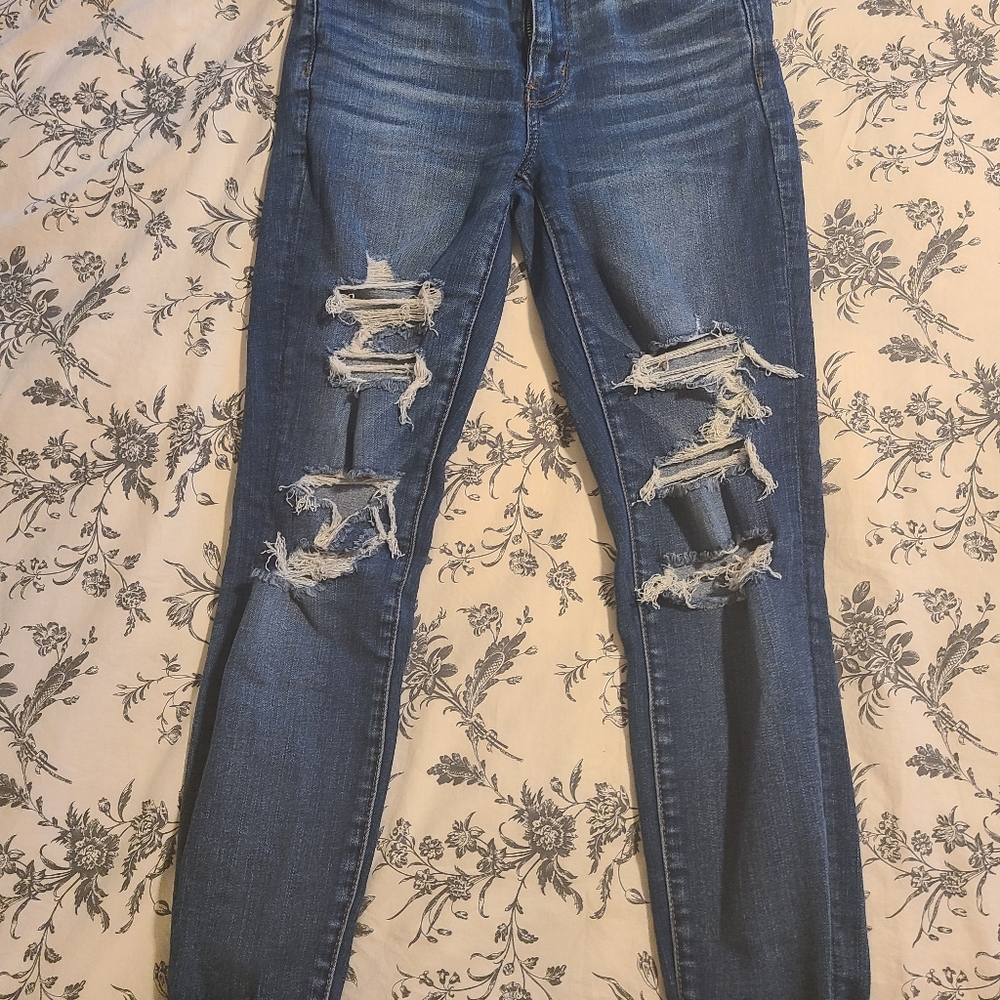 Hi-rise jeggings